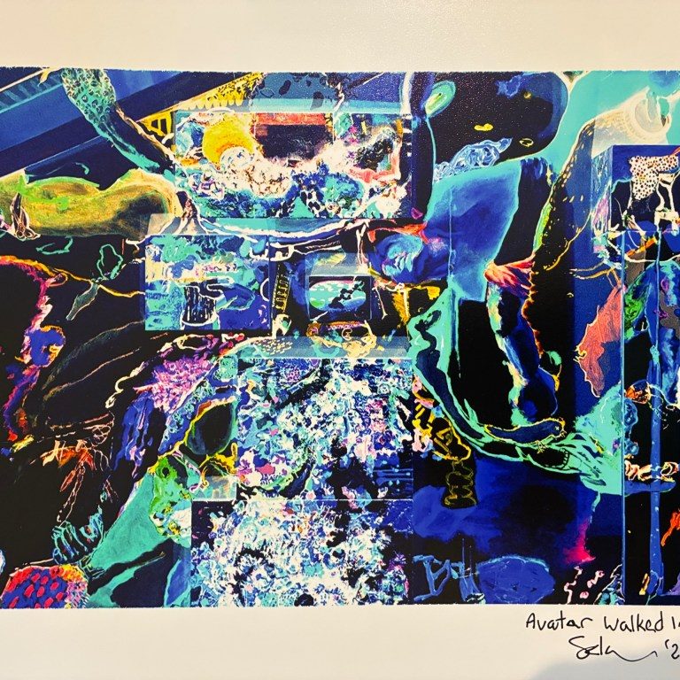 Avatar Walked Into a Bar - Giclee Print Copy
