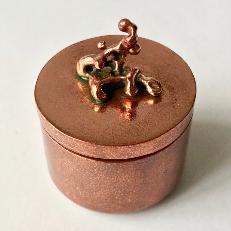Copper Trinket Box - container