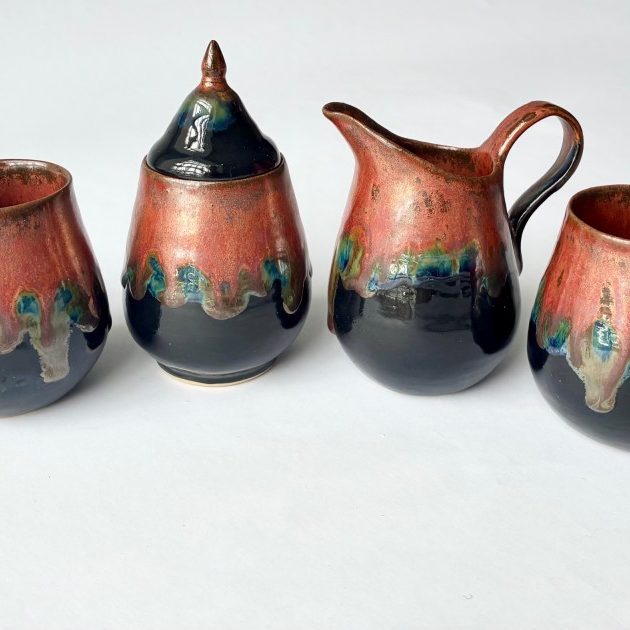 Expresso Set (copper spill) - Susan Volk
