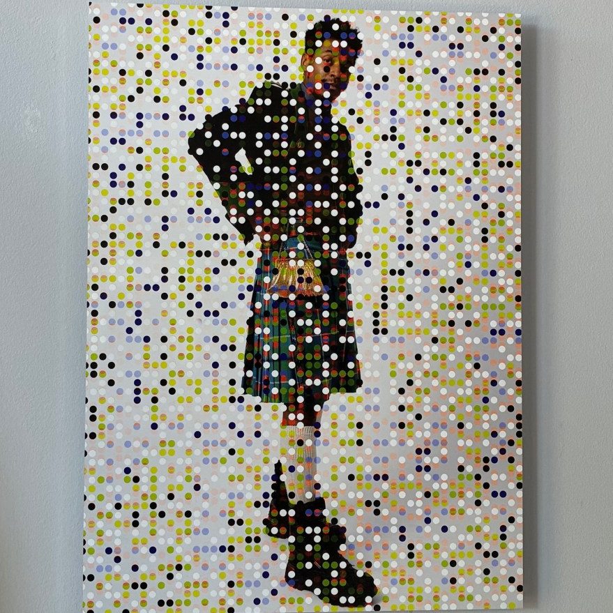 Man In Kilt - aluminum print