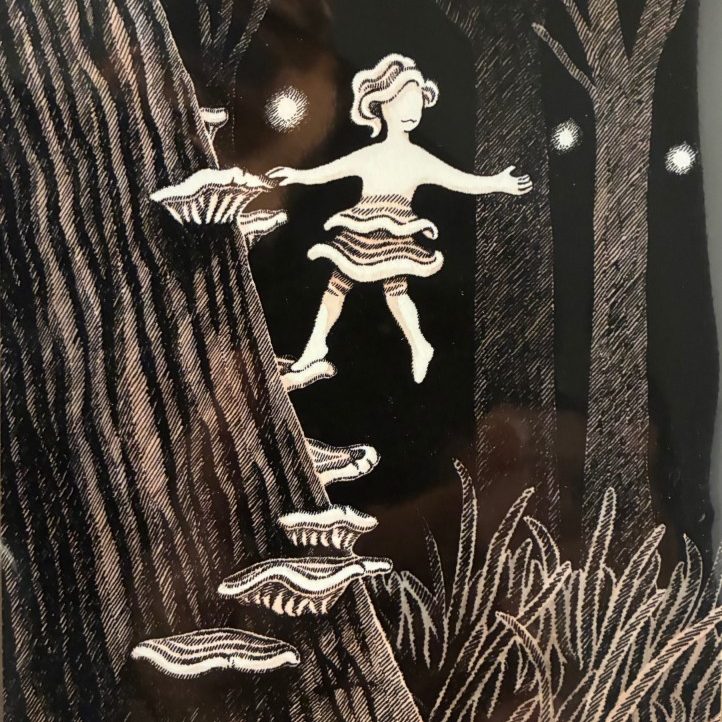 Mushrooms In Fall - print