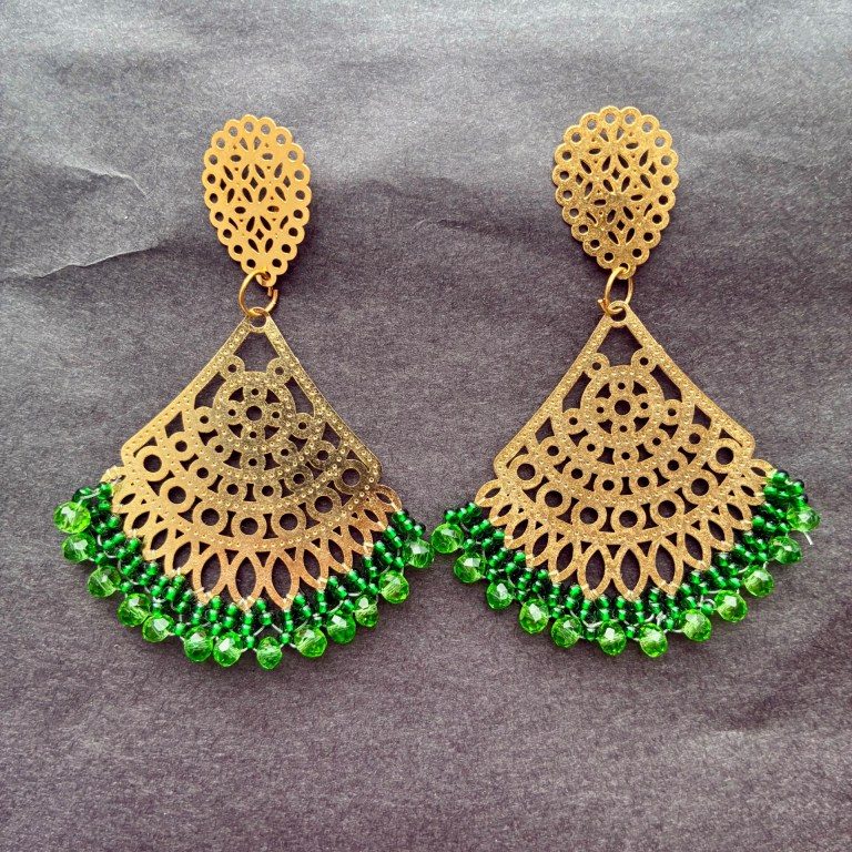 Ranunculus - earrings