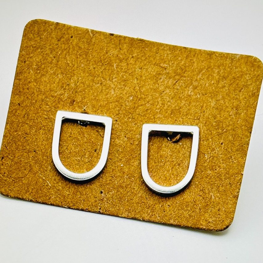Sterling Silver Archway Studs