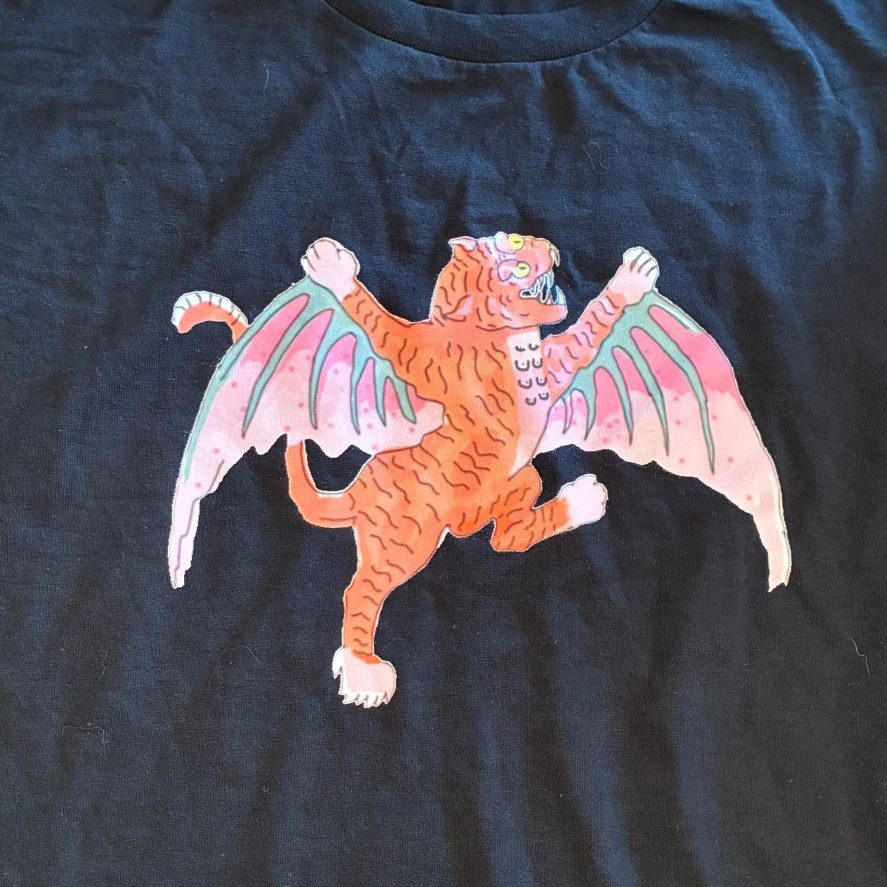 Winged Tiger - t-shirt