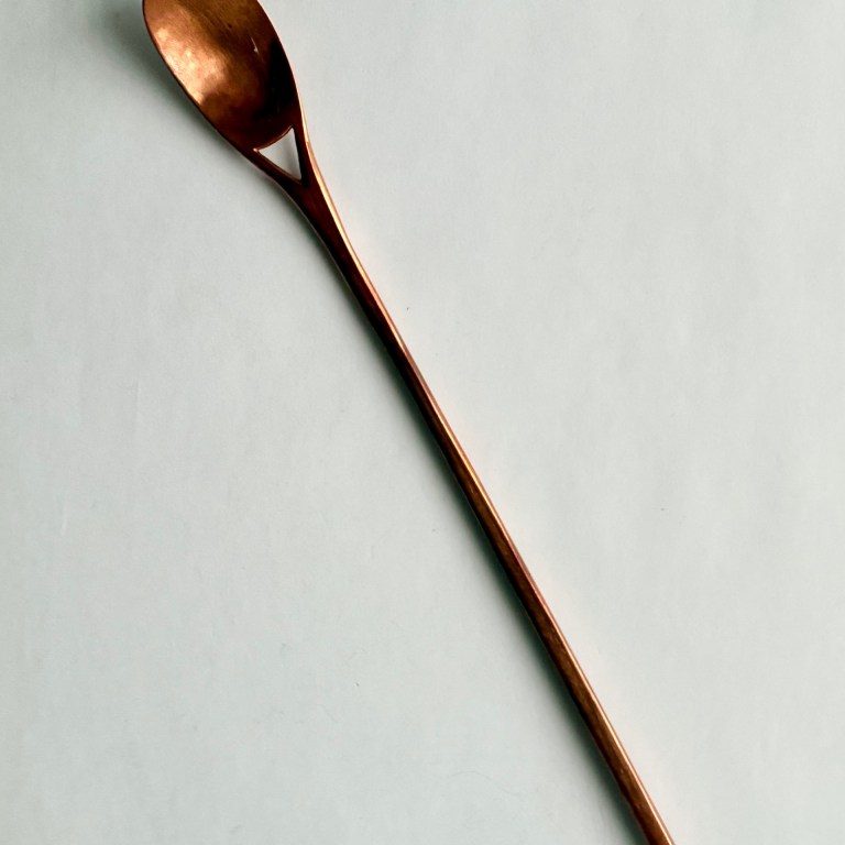 Copper Beverage Spoon - Ralph Skunkie Davis