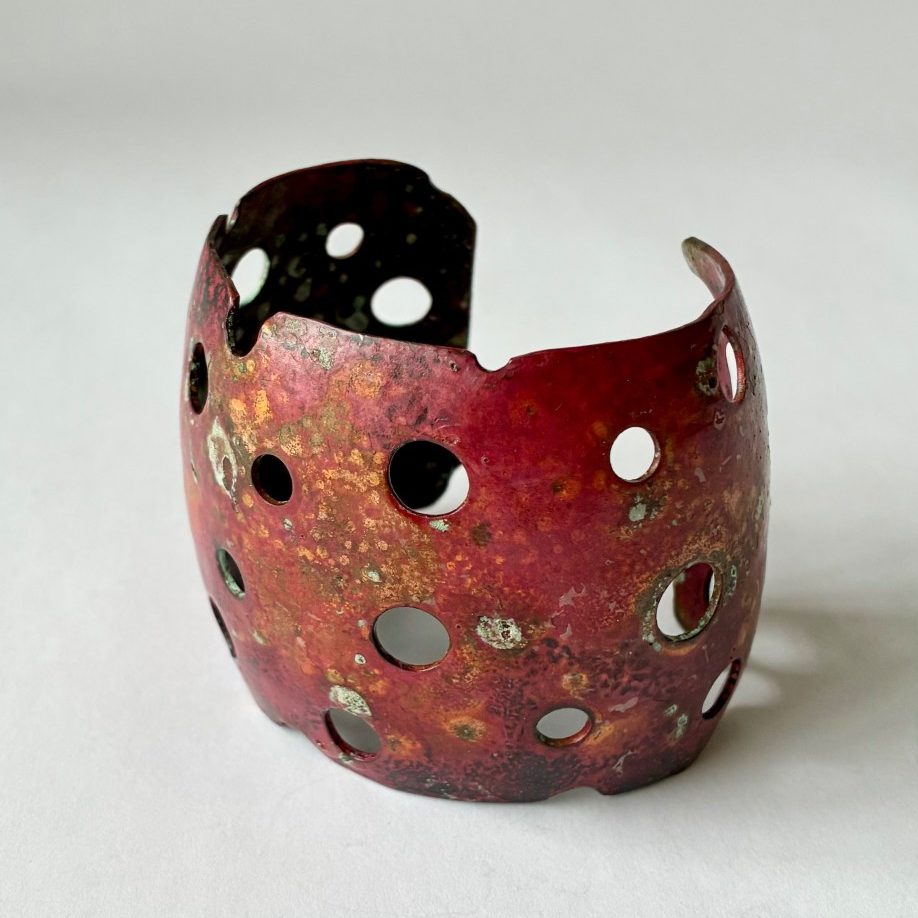 "Holey Copper Cuff" - Hedda Lubin