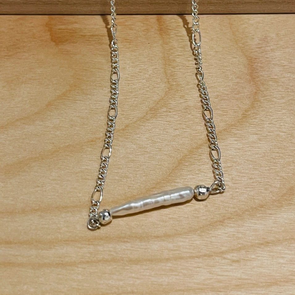 The Argent Wand - gold or silver necklace