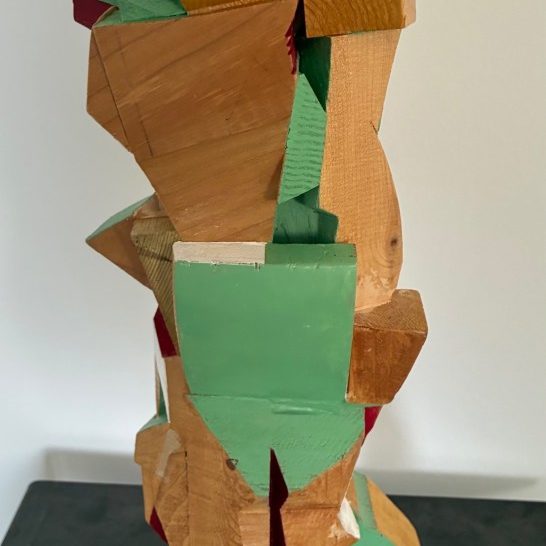 “Tower” Wood Sculpture - Todd Lewis