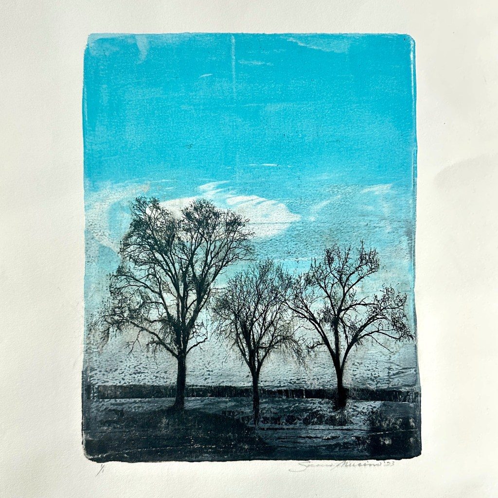 "Monoprint Trees" - Socorro Mucino