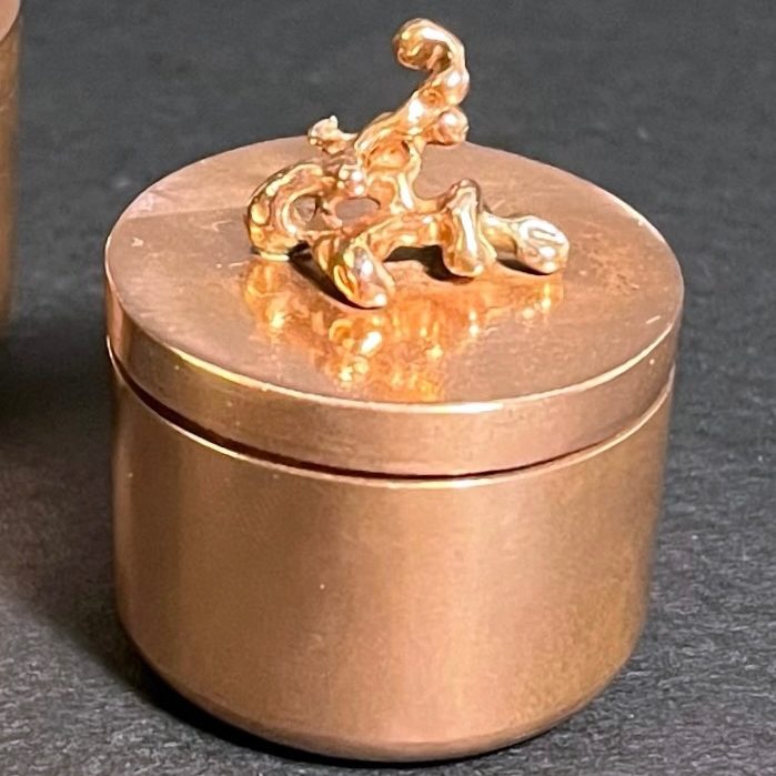 Small Copper Trinket Box - Ralph Skunkie Davis