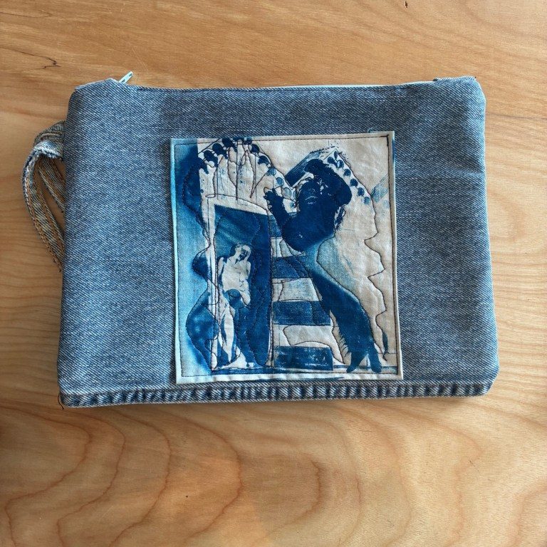 "Handmade Bag w/Cyano type Print" - Socorro Mucino
