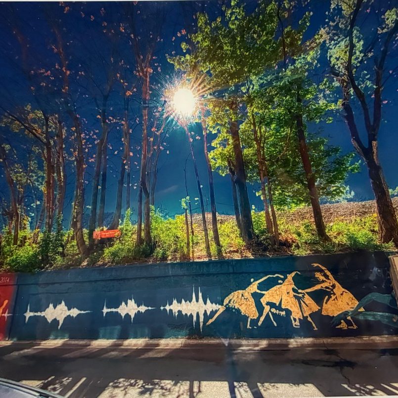 Dancing Wall - print