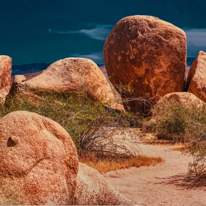 Desert Boulders - print