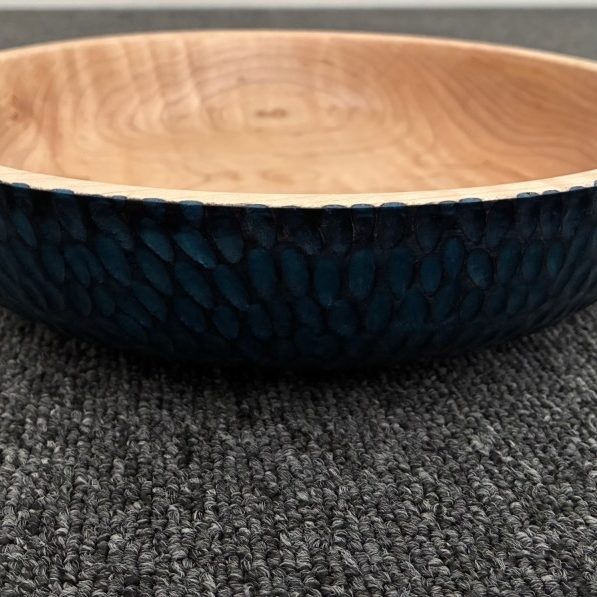 "Textured Blue Expoxy Bowl" - Michael Johnson